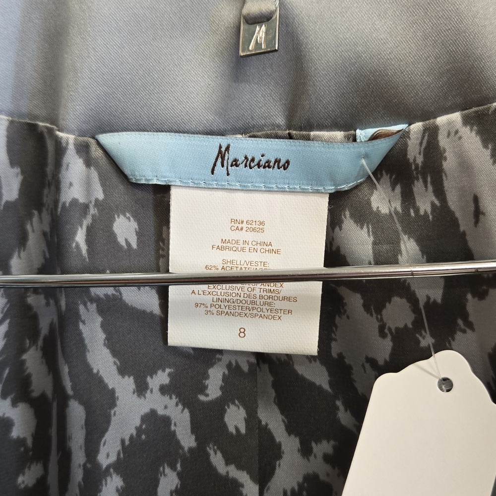 Vintage Marciano Set! Silver Grey Women's Blazer And Skirt - Picture 5 of 7